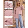 image:imageGRACE KARIN Womens 2026 Cotton Button Down Blouses Dressy Casual Long Sleeve Shirts Trendy Summer Collared Work TopsDusty Pink