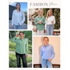 image:imageGRACE KARIN Womens 2026 Cotton Button Down Blouses Dressy Casual Long Sleeve Shirts Trendy Summer Collared Work TopsLight Green