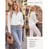 image:imageGRACE KARIN Womens 2026 Cotton Button Down Blouses Dressy Casual Long Sleeve Shirts Trendy Summer Collared Work TopsWhite