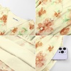 image:imageGRACE KARIN 2026 Women Summer DressMaxi Short Sleeve Floral DressesSemi Formal Flowy Wedding Guest Dress with PocketRice With Light Orange Flowers