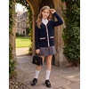 image:imageGRACE KARIN Girls Sweater Cardigan Uniform V Neck Button Knit Fall Kid Jacket Size 614Navy Blue