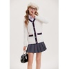 image:imageGRACE KARIN Girls Sweater Cardigan Uniform V Neck Button Knit Fall Kid Jacket Size 614White