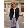 image:imageGRACE KARIN Cropped Cardigan Sweaters for Women Cotton Bolero Shrugs for Dresses Summer Fall Fashion Outfits Clothes 2026Black