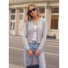 image:imageGRACE KARIN Cropped Cardigan Sweaters for Women Cotton Bolero Shrugs for Dresses Summer Fall Fashion Outfits Clothes 2026Grey
