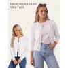 image:imageGRACE KARIN Cropped Cardigan Sweaters for Women Cotton Button up Sweater Oversized Knit Cardigans Trendy 2026Ivory