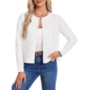 image:imageGRACE KARIN Cropped Cardigan Sweaters for Women Cotton Button up Sweater Oversized Knit Cardigans Trendy 2026Ivory