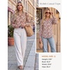 image:imageGRACE KARIN Womens Boho Floral Tops 2026 Fall Button Down Long Sleeve Blouses Dressy Casual V Neck Work Trendy ShirtsApricot Floral