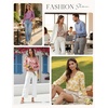 image:imageGRACE KARIN Womens Boho Floral Tops 2026 Fall Button Down Long Sleeve Blouses Dressy Casual V Neck Work Trendy ShirtsRed Pink Floral