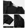 image:imageGRACE KARIN Womens Business Casual Tops Long Sleeve Work Satin Blouses Dressy V Neck Silk Shirts Fall Trendy OutfitsBlack