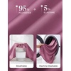 image:imageGRACE KARIN Womens Business Casual Tops Long Sleeve Work Satin Blouses Dressy V Neck Silk Shirts Fall Trendy OutfitsPurple