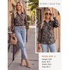 image:imageGRACE KARIN Womens Button Down Floral Print Shirts Dressy Casual Long Sleeve Blouses 2026 Business Work Outfits TopsBlack Floral