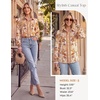 image:imageGRACE KARIN Womens Button Down Floral Print Shirts Dressy Casual Long Sleeve Blouses 2026 Business Work Outfits TopsYellow