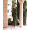 image:imageGRACE KARIN Womens Floral Long Sleeve DressesFormal Bodycon Wedding Guest DressV Neck Mesh Cocktail Maxi DressesArmy Green