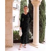 image:imageGRACE KARIN Womens Floral Long Sleeve DressesFormal Bodycon Wedding Guest DressV Neck Mesh Cocktail Maxi DressesBlack