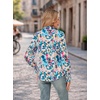 image:imageGRACE KARIN Womens Floral Long Sleeve Tops 2026 Summer V Neck Chiffon Blouses Dressy Casual Print Work Shirts Boho ClothesBlue Green Floral