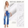 image:imageGRACE KARIN Womens Lightweight Cardigan Sweaters Cropped Button Up Scalloped Summer Outfits for Women 2026White