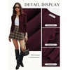 image:imageGRACE KARIN Womens Lightweight Cardigan Sweaters Cropped Button Up Scalloped Summer Outfits for Women 2026Wine Red