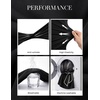 image:imageGRACE KARIN Work Dresses for Women 34 Sleeve Bodycon Pencil Business Outfits Color Block Office Church Clothes with BeltBlack