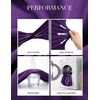 image:imageGRACE KARIN Work Dresses for Women 34 Sleeve Bodycon Pencil Business Outfits Color Block Office Church Clothes with BeltDeep Purple