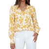 Yellow White Floral