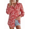 Red White Floral