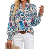 Blue Green Floral