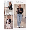 image:imageGRACE KARIN Cropped Cardigan Sweaters for Women Long Sleeve Crew Neck Open Front Jackets Y2K Fall Fashion Clothes 2026Black