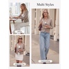 image:imageGRACE KARIN Cropped Cardigan Sweaters for Women Long Sleeve Crew Neck Open Front Jackets Y2K Fall Fashion Clothes 2026Camel