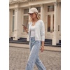 image:imageGRACE KARIN Cropped Cardigan Sweaters for Women Long Sleeve Crew Neck Open Front Jackets Y2K Fall Fashion Clothes 2026Light Gray