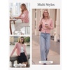 image:imageGRACE KARIN Cropped Cardigan Sweaters for Women Long Sleeve Crew Neck Open Front Jackets Y2K Fall Fashion Clothes 2026Light Pink