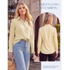 image:imageGRACE KARIN Womens Button Down ShirtsLong Sleeve Collared Dress ShirtWrinkleFree Work Blouse Office Tops 2026 Fall OutfitsButter Yellow