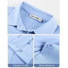 image:imageGRACE KARIN Womens Button Down ShirtsLong Sleeve Collared Dress ShirtWrinkleFree Work Blouse Office Tops 2026 Fall OutfitsLight Blue