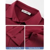 image:imageGRACE KARIN Womens Button Down ShirtsLong Sleeve Collared Dress ShirtWrinkleFree Work Blouse Office Tops 2026 Fall OutfitsWine Red