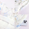 image:imageGRACE KARIN Womens Floral Long Sleeve DressElegance Wedding Guest DressesV Neck Flowy Boho Maxi Dress with PocketWhite With Light Blue Flowers
