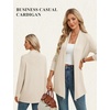 image:imageGRACE KARIN Womens Lightweight Long Sleeve Cardigan Sweaters Open Front Knit Draped Cardigans Business Casual CoatsBeige
