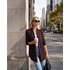 image:imageGRACE KARIN Womens Lightweight Long Sleeve Cardigan Sweaters Open Front Knit Draped Cardigans Business Casual CoatsCoffee