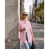 image:imageGRACE KARIN Womens Lightweight Long Sleeve Cardigan Sweaters Open Front Knit Draped Cardigans Business Casual CoatsLight Pink