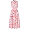 image:imageGRACE KARIN Womens 2026 Summer Sleeveless Floral Flowy Casual Dresses Boho Tie Belt A Line Shirt Midi Dress with PocketPink
