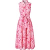 image:imageGRACE KARIN Womens 2026 Summer Sleeveless Floral Flowy Casual Dresses Boho Tie Belt A Line Shirt Midi Dress with PocketPink Flower