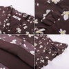 image:imageGRACE KARIN 2026 Boho Tops for Women Dressy CasualRuffle Sleeve Chiffon Blouses Floral ShirtsV Neck Summer Fashion ClothesCoffee