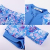 image:imageGRACE KARIN Girls Rash Guard Swimsuit Long Sleeve Two Piece Bathing Suit UPF 50 Summer Swimwear Size 612YBlue Floral