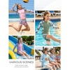 image:imageGRACE KARIN Girls Rash Guard Swimsuit Long Sleeve Two Piece Bathing Suit UPF 50 Summer Swimwear Size 612YPurple Butterfly
