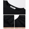 image:imageGRACE KARIN Womens 2026 Long Sleeve Tops Ribbed Knit Basic Blouses Stretch Fall Shirts Dressy Casual ClothesBlack