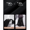 image:imageGRACE KARIN Womens 2026 Long Sleeve Tops Ribbed Knit Basic Blouses Stretch Fall Shirts Dressy Casual ClothesBlack