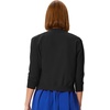 image:imageGRACE KARIN Womens 34 Sleeve Knit Cropped Cardigan Sweaters Lightweight Open Front Bolero Shrugs Sweater for DressBlack