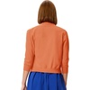 image:imageGRACE KARIN Womens 34 Sleeve Knit Cropped Cardigan Sweaters Lightweight Open Front Bolero Shrugs Sweater for DressBrightorange