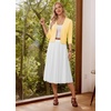 image:imageGRACE KARIN Womens 34 Sleeve Knit Cropped Cardigan Sweaters Lightweight Open Front Bolero Shrugs Sweater for DressButter Yellow