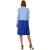 image:imageGRACE KARIN Womens 34 Sleeve Knit Cropped Cardigan Sweaters Lightweight Open Front Bolero Shrugs Sweater for DressLight Blue
