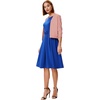 image:imageGRACE KARIN Womens 34 Sleeve Knit Cropped Cardigan Sweaters Lightweight Open Front Bolero Shrugs Sweater for DressLight Pink