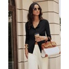 image:imageGRACE KARIN Womens Cardigan Sweaters Lightweight 2026 Summer Long Sleeve Button Up Knit Casual Dressy ShrugsBlack